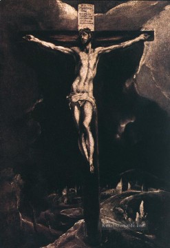 Christus am Kreuz 1585 spanischen Renaissance El Greco Ölgemälde